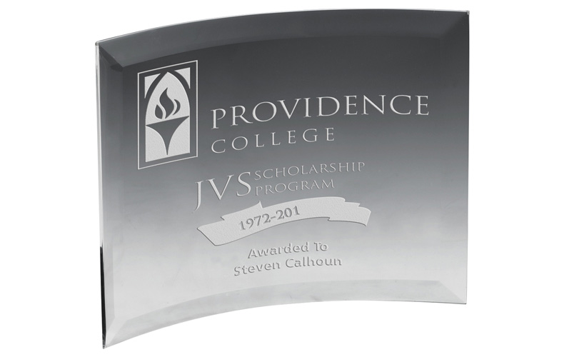 4 Colour Process Curved Standing Award 4 Colour Process Curved Standing Award